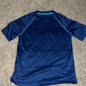 Teal and Navy Blue Small Dri-Fit Athletic shirt